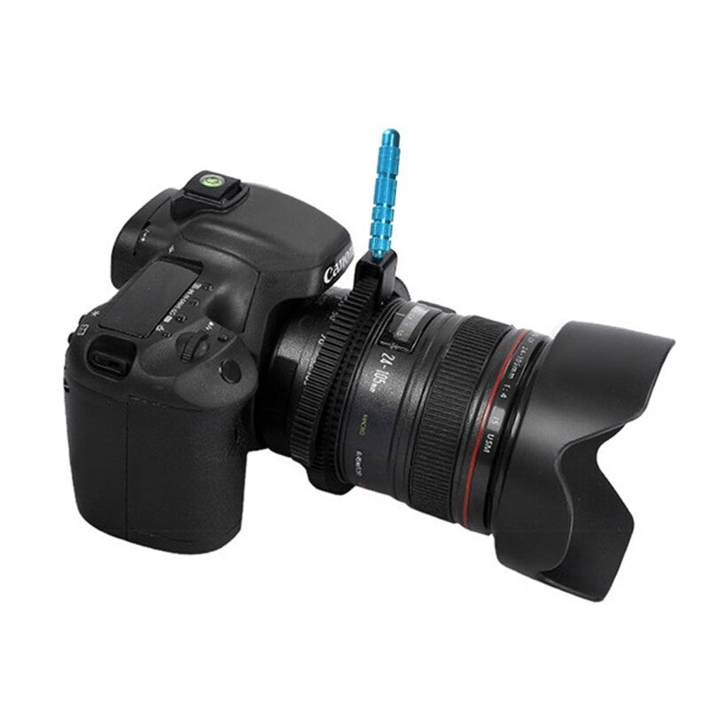 Rubber Follow Focus Gear Ring Belt With Aluminum Alloy Grip For Dslr Camcorder Camera