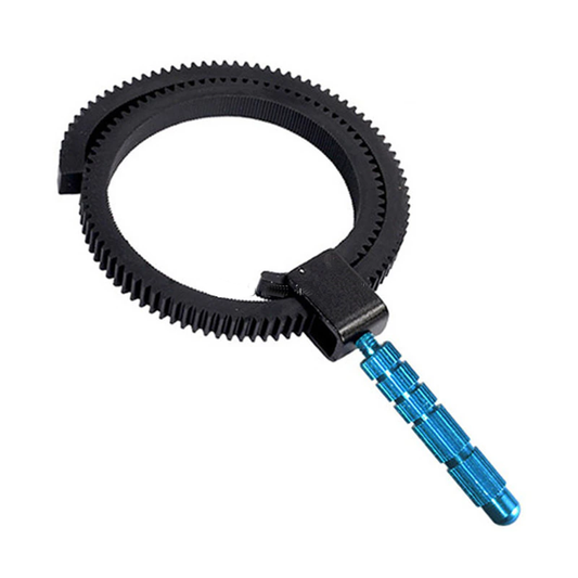 Rubber Follow Focus Gear Ring Belt With Aluminum Alloy Grip For Dslr Camcorder Camera
