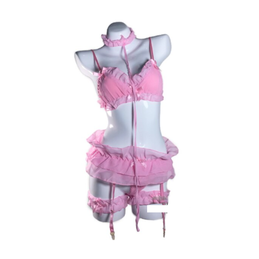 Ruffled Lingerie Set