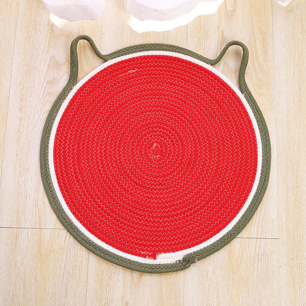 50Cm Round Cotton Flax Cat Scratcher Pet Supplies
