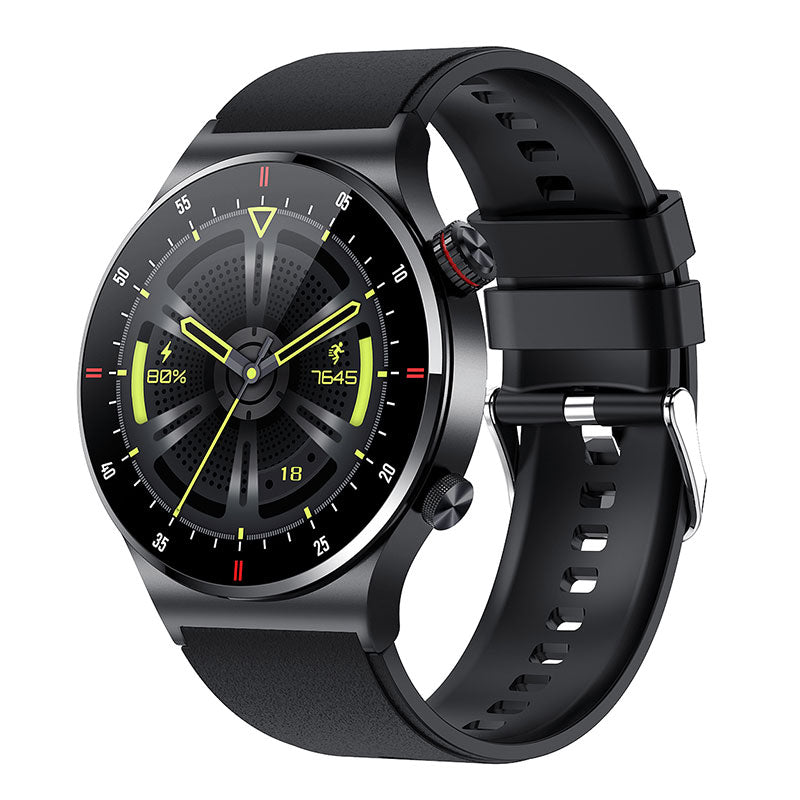 Nfc Bluetooth Calling Sports Fitness Smart Watch For Men Black Silver