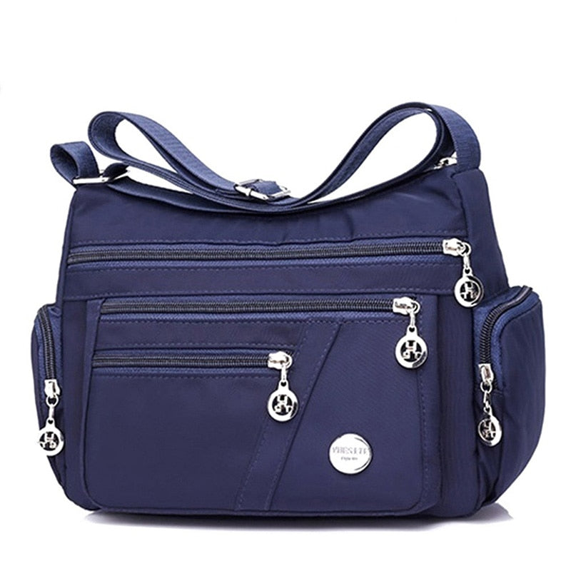 Shoulder Messenger Bag Women Crossbody Purse Nylon Waterproof Travel