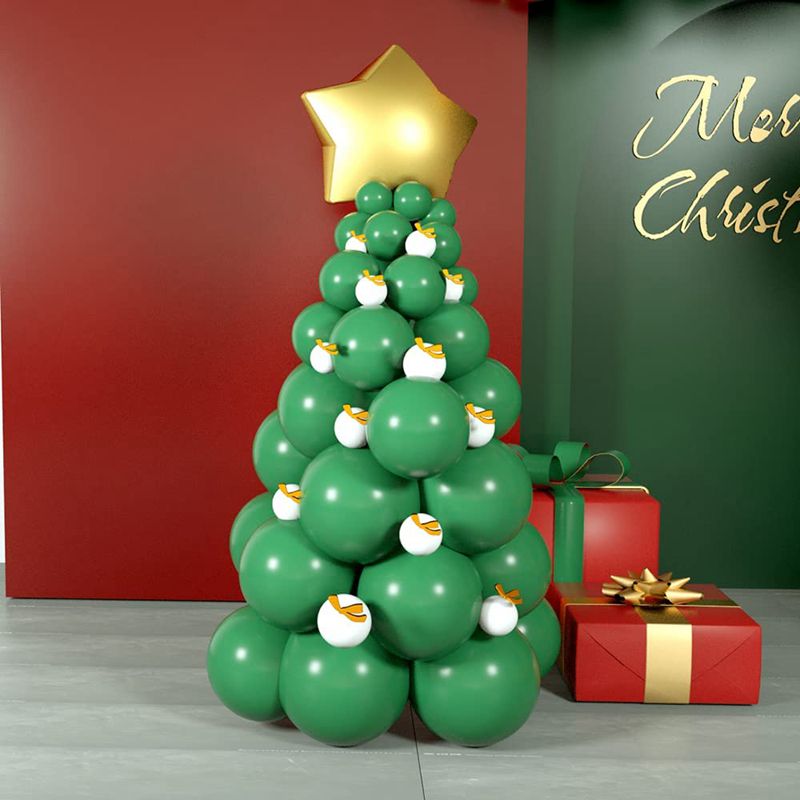 Christmas Garland Arch Tree Balloons Set Party Decorations