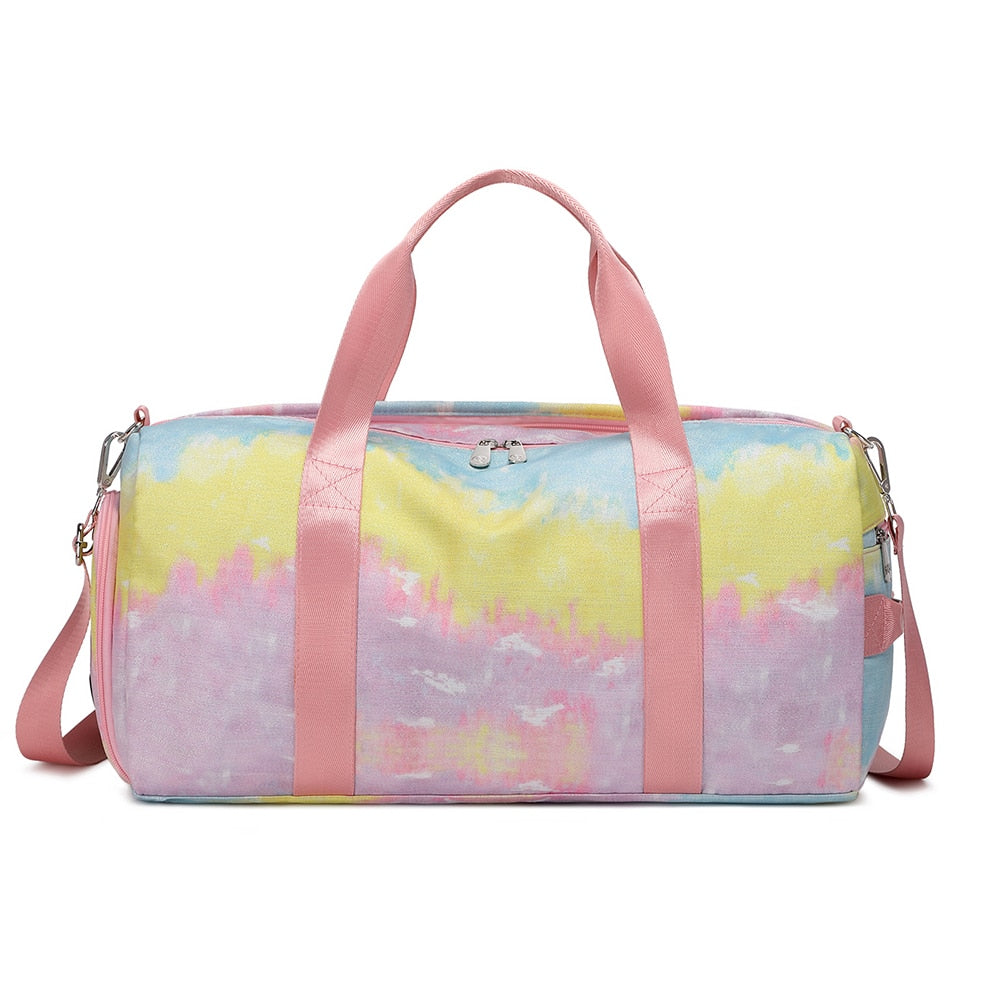 Colourful Galaxy Kids Weekender Dancing Gymnastics Duffle Bag
