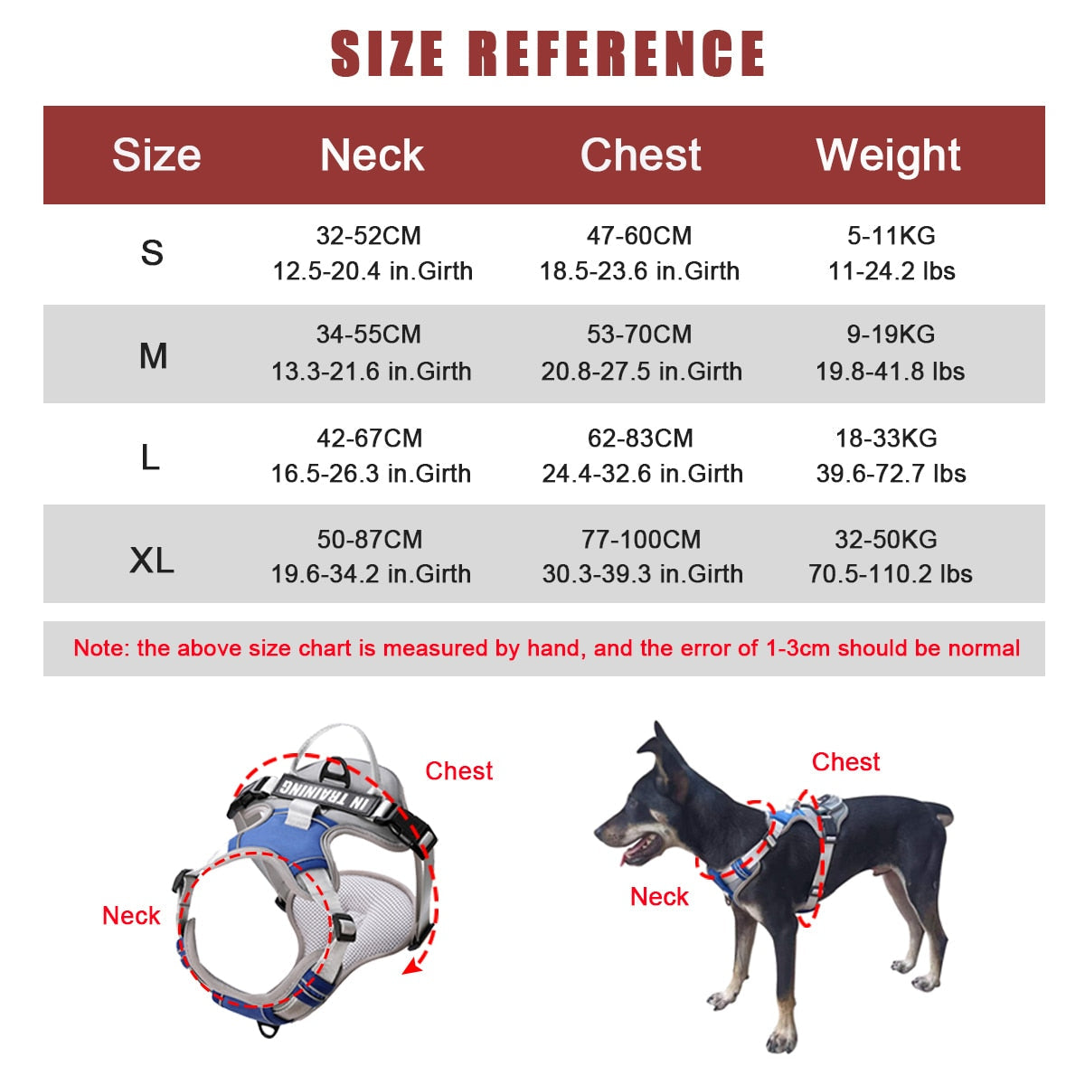 Dog Harness No Pull Outdoor Walking Breathable Reflective Small