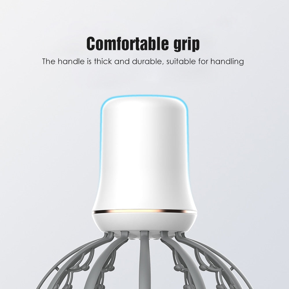 3D Electric Head Massager Therapeutic Scalp Rechargeable