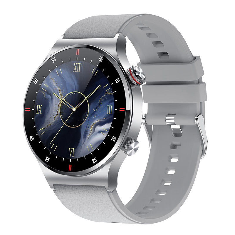 Nfc Bluetooth Calling Sports Fitness Smart Watch For Men Black Silver