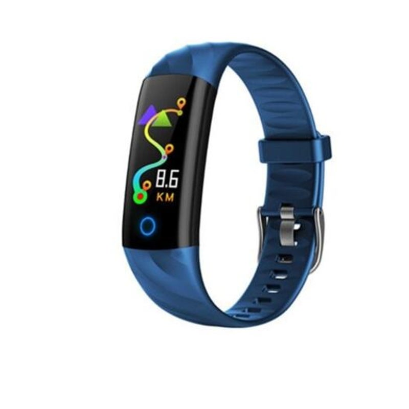 S5 Sports Smart Bracelet Ip68 Anti Watercolor Screen Blue