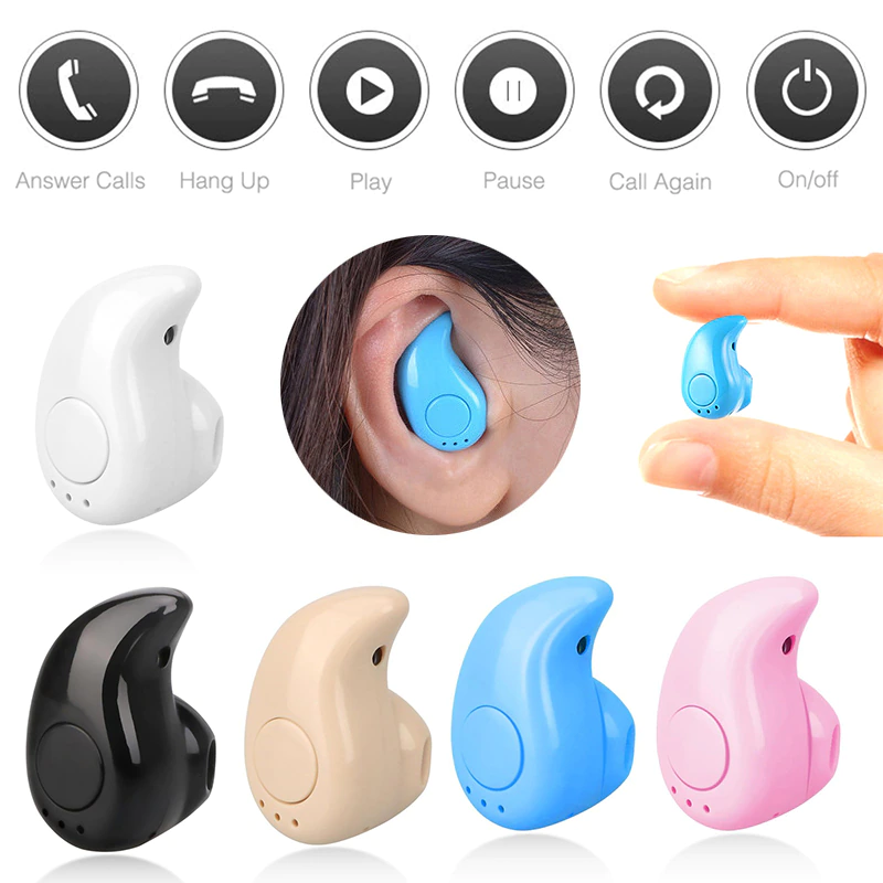S530 Invisible Bluetooth Headphone White