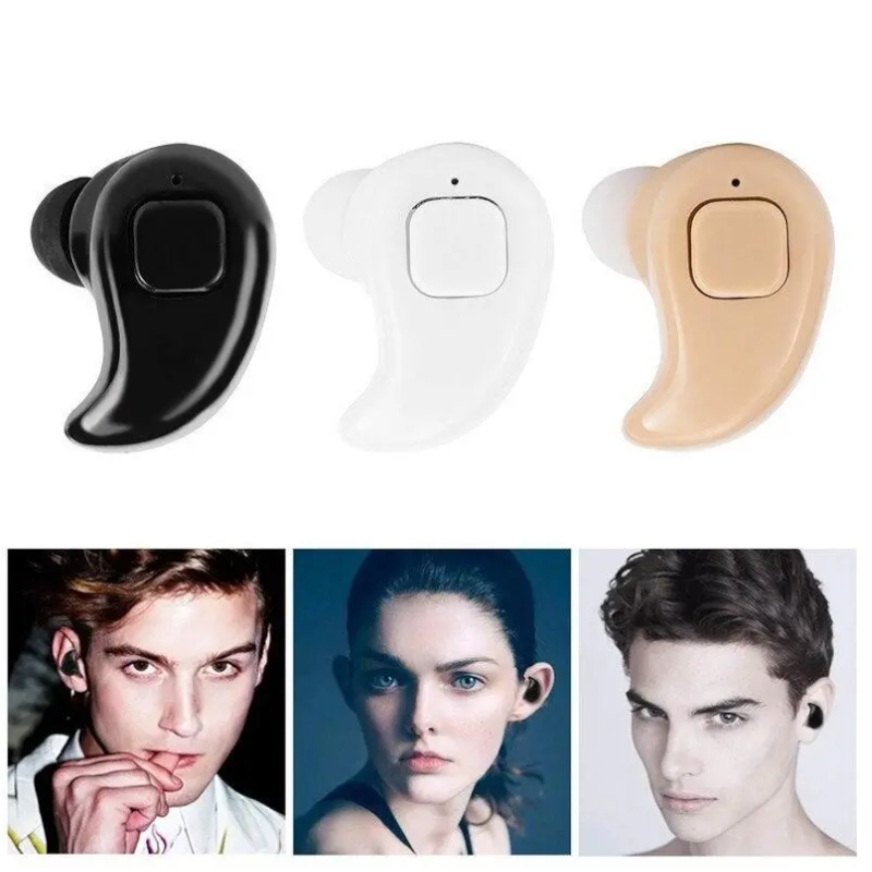 S530x Invisible Earphones Bt Headphone With Microphone Beige