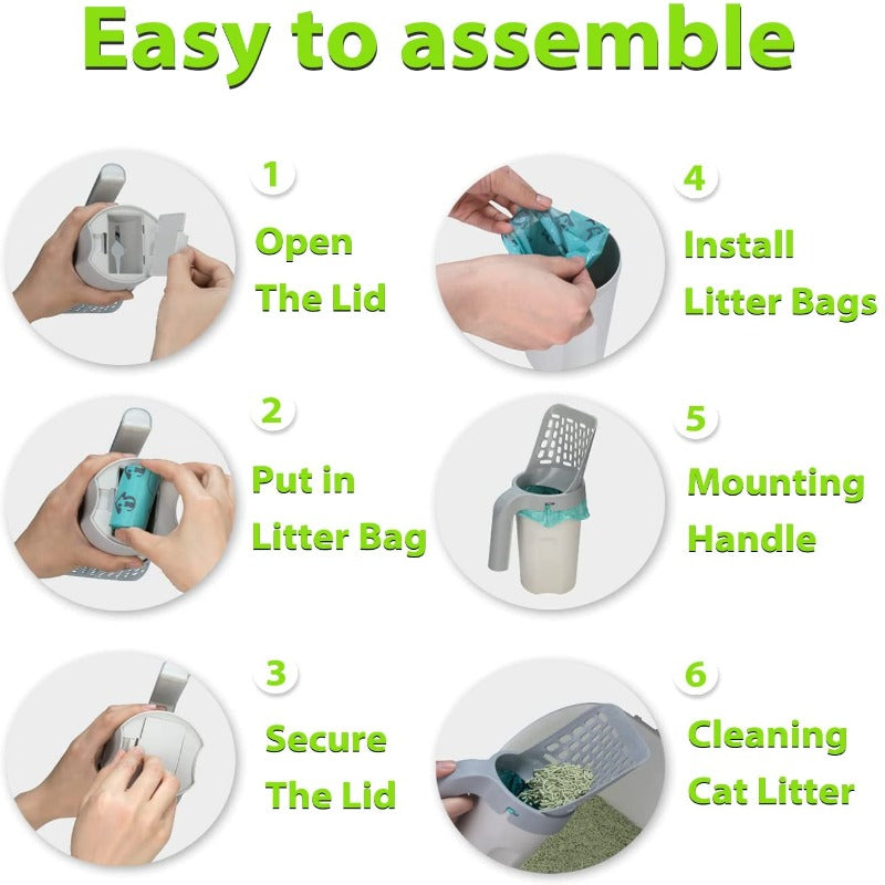 Cat Litter Scoop Cleaning Filter Shovel Pet Supplies