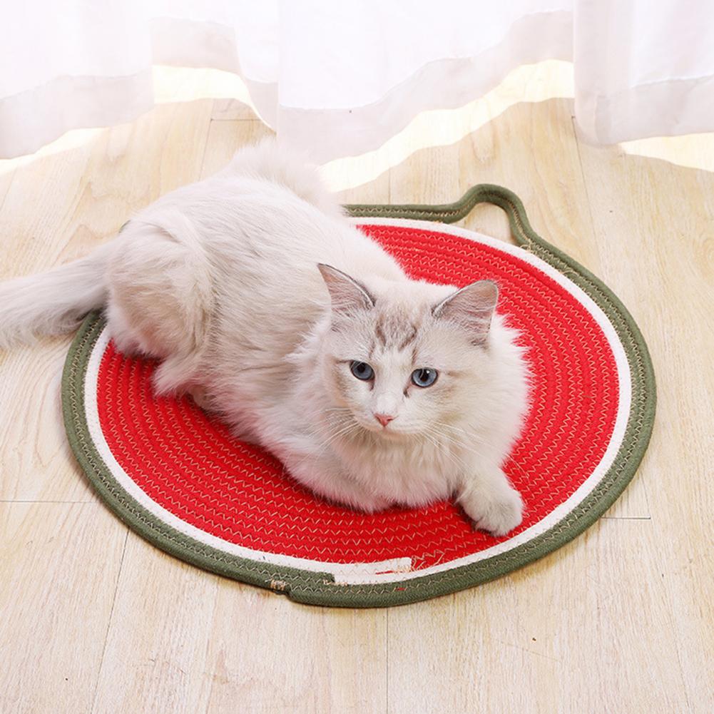 50Cm Round Cotton Flax Cat Scratcher Pet Supplies