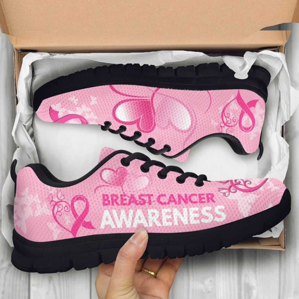Ovarian Breast Cancer Leukaemia Awareness Womens Sneakers Shoes