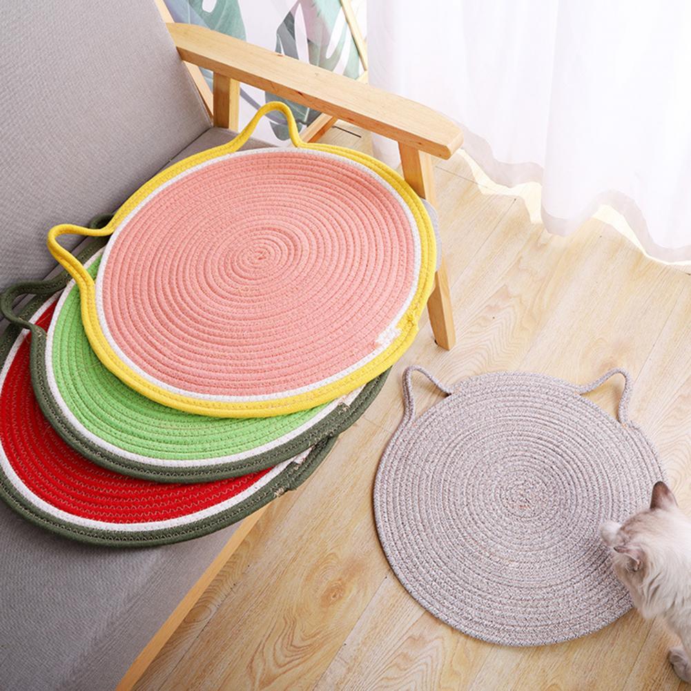 50Cm Round Cotton Flax Cat Scratcher Pet Supplies