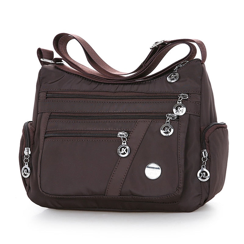 Shoulder Messenger Bag Women Crossbody Purse Nylon Waterproof Travel