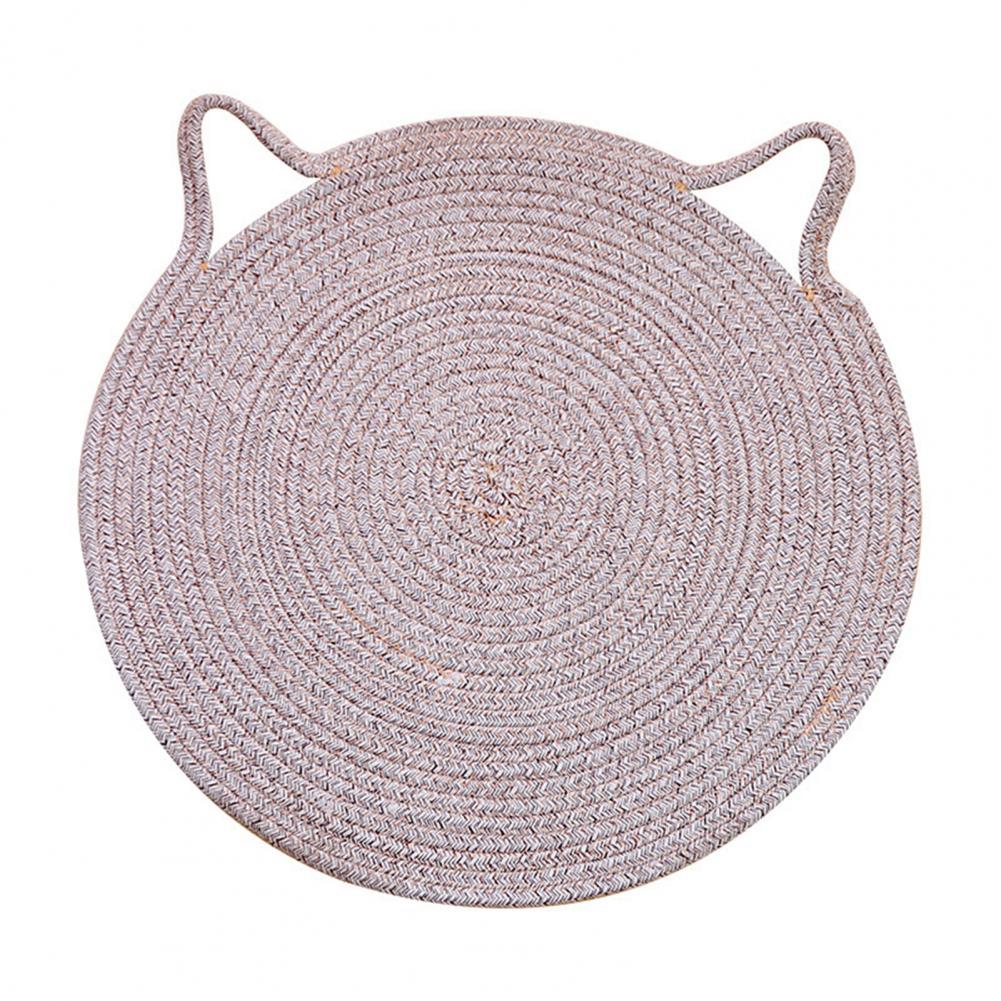 50Cm Round Cotton Flax Cat Scratcher Pet Supplies
