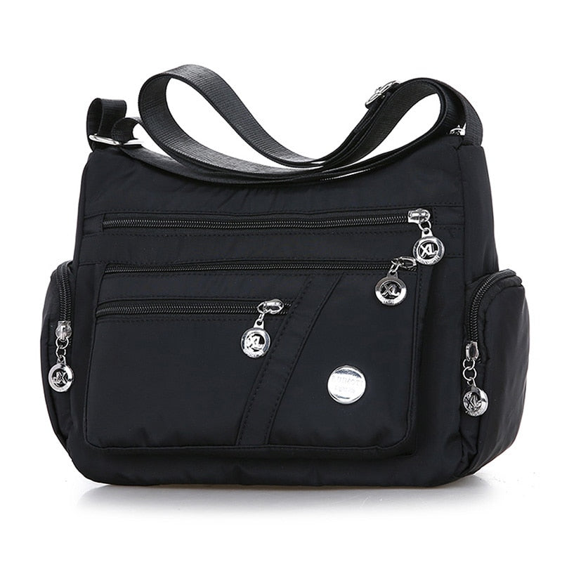 Shoulder Messenger Bag Women Crossbody Purse Nylon Waterproof Travel