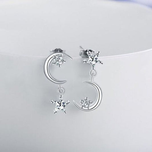 Veile Studios S925 Asymmetrical Earrings Jewelry Women's Silver