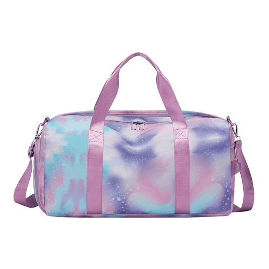 Colourful Galaxy Kids Weekender Dancing Gymnastics Duffle Bag