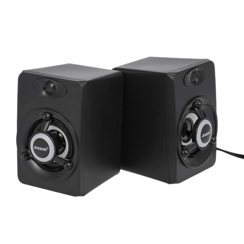 Sada V 118 Usb Wired Led Computer Bass Stereo Music Player Subwoofer Sound Box For Desktop Laptop Notebook Tablet Pc Sma