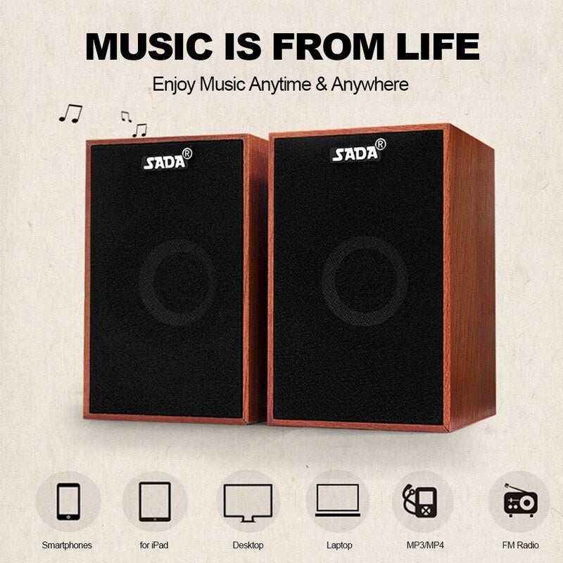 Sada V 160 Usb Wired Combination Speakers