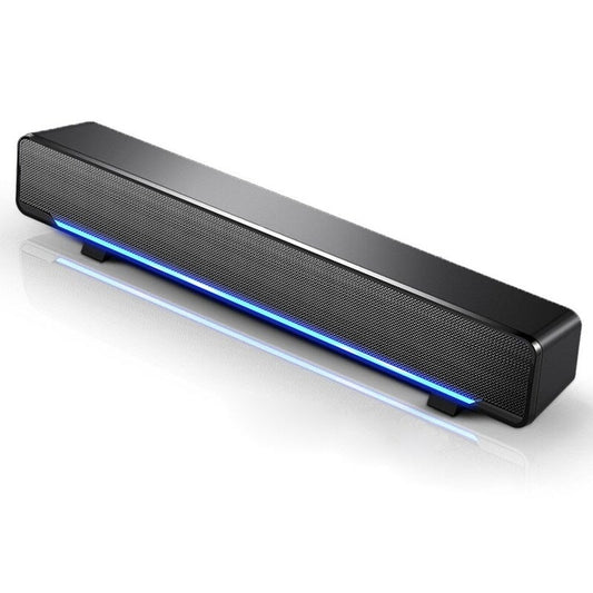 Sada V 196 Usb Wired Computer Bar Stereo Subwoofer Powerful Music Player Bass Surround Sound Box 3.5Mm Audio Input For P