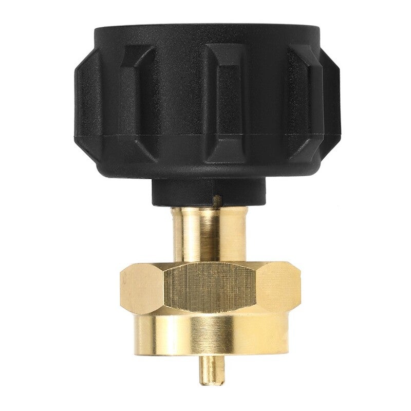 Safety Qcc1 Type1 Regulator Valve Refill Adapter For 1Lb Small Cylinders Propane Refiller Canister Fill Coupler Solid Br
