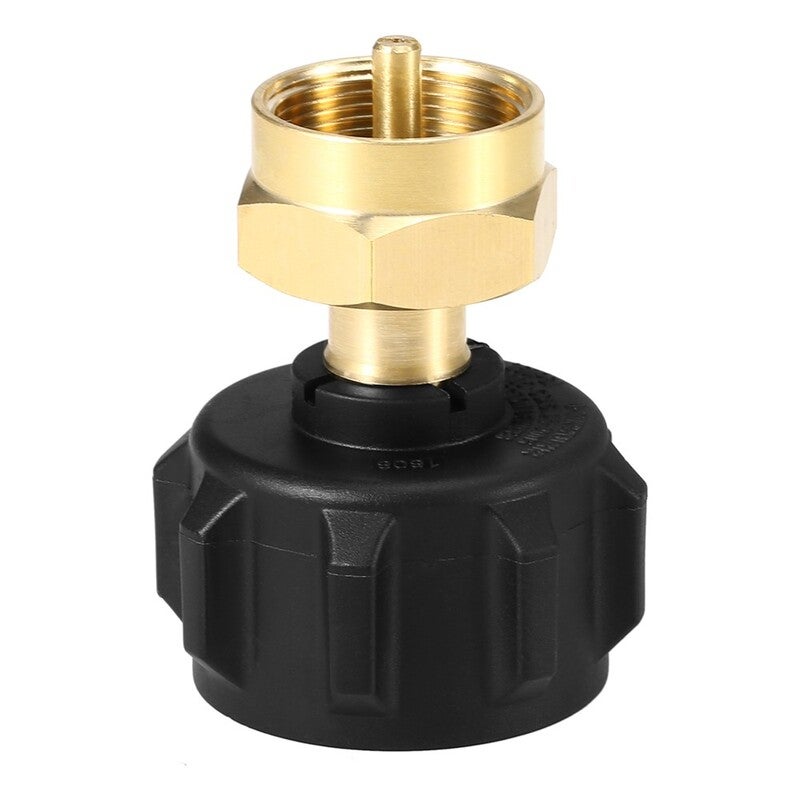 Safety Qcc1 Type1 Regulator Valve Refill Adapter For 1Lb Small Cylinders Propane Refiller Canister Fill Coupler Solid Br