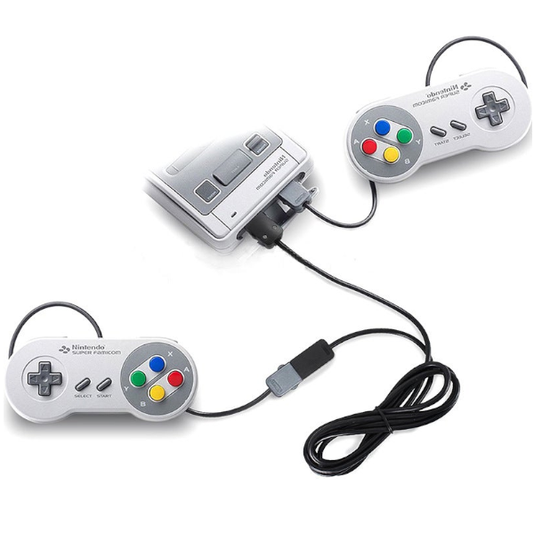 2Pack Classic Controller Snes Extension Cable 3M / 10 Ft Super Nes Power Cord For Nintendo Edition Mini