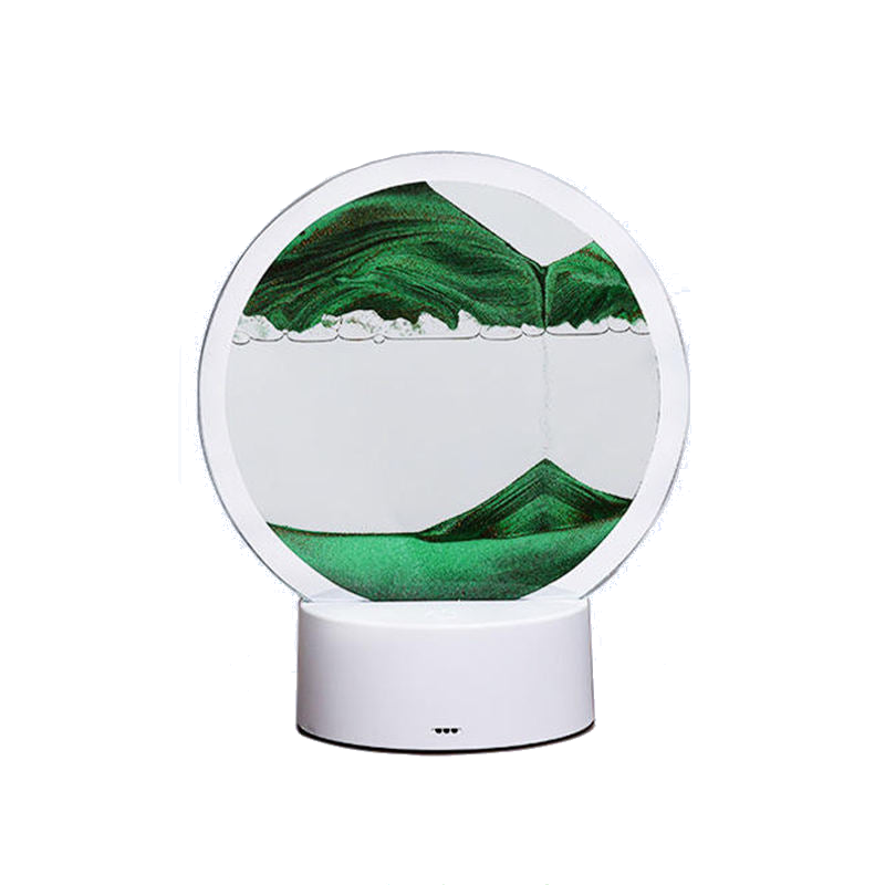 Sand Painting Lamp Remote Control Rgb Led Night Light Quicksand Table Desk