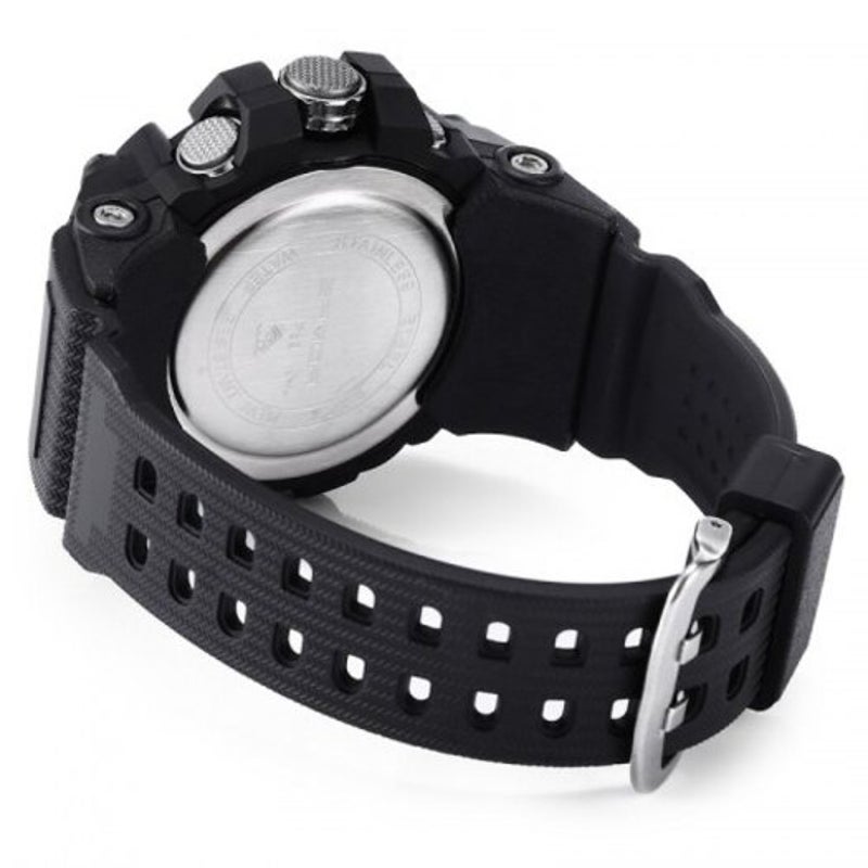 Veile Studios 740 5321 Luminous Double Movement Men Watch Black