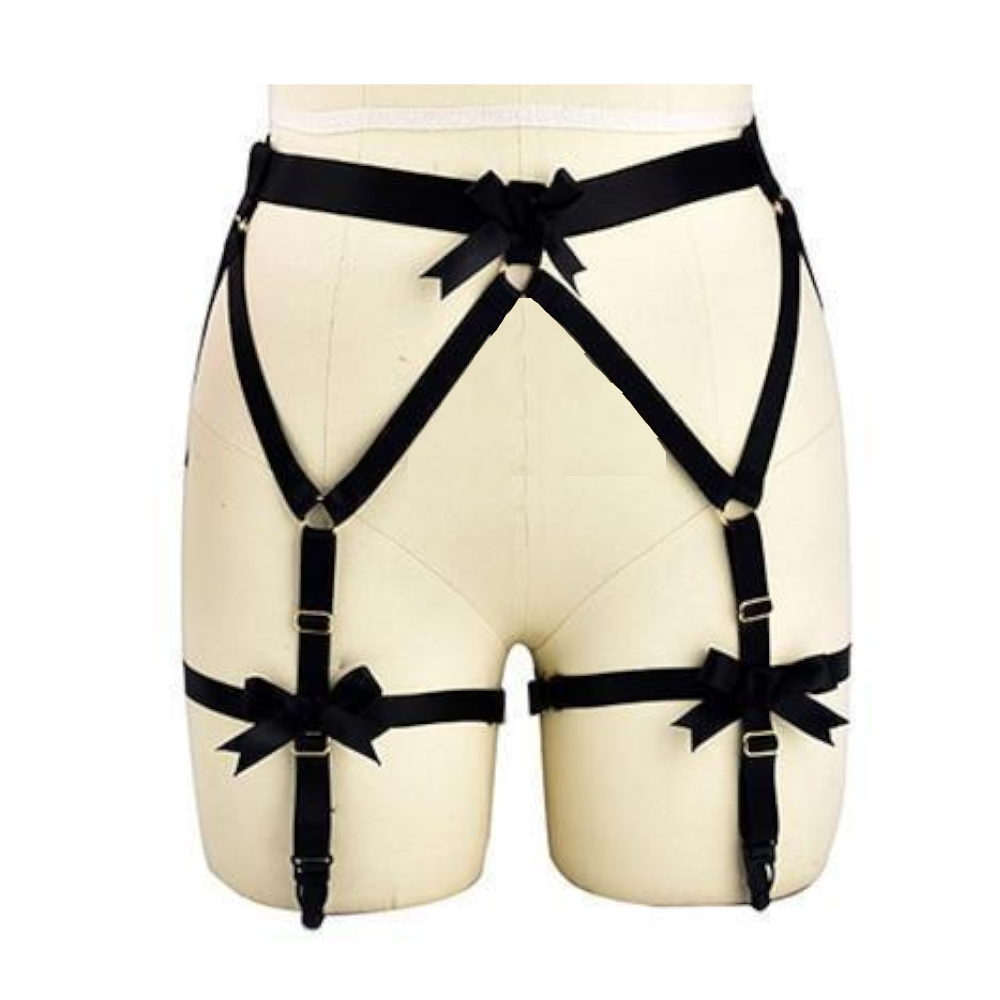 Satin Body Harness For Women Fetish Clothing