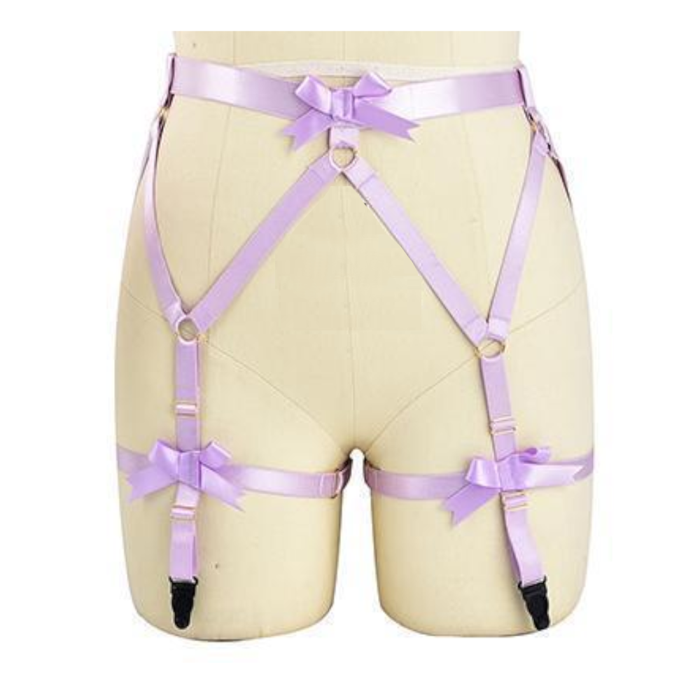 Satin Body Harness For Women Fetish Clothing
