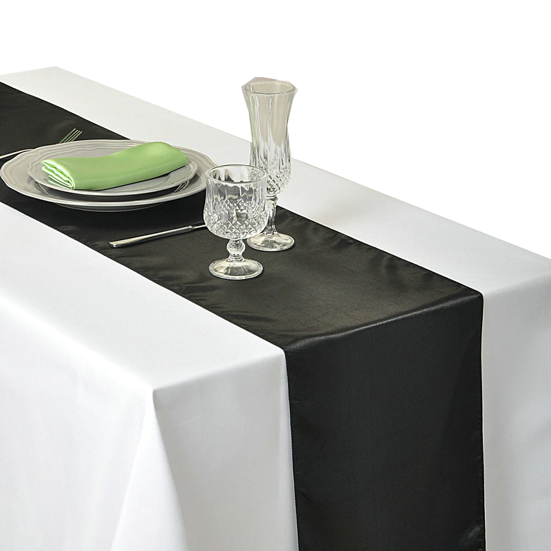 30X275cm Satin Table Runner Wedding Party Supplies Home Decor