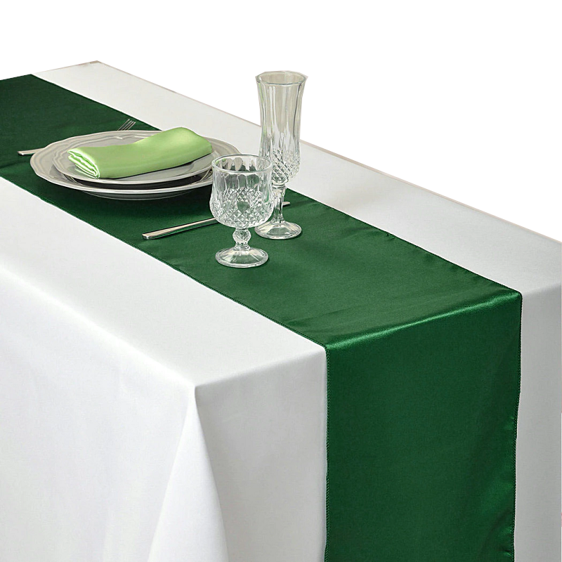 30X275cm Satin Table Runner Wedding Party Supplies Home Decor