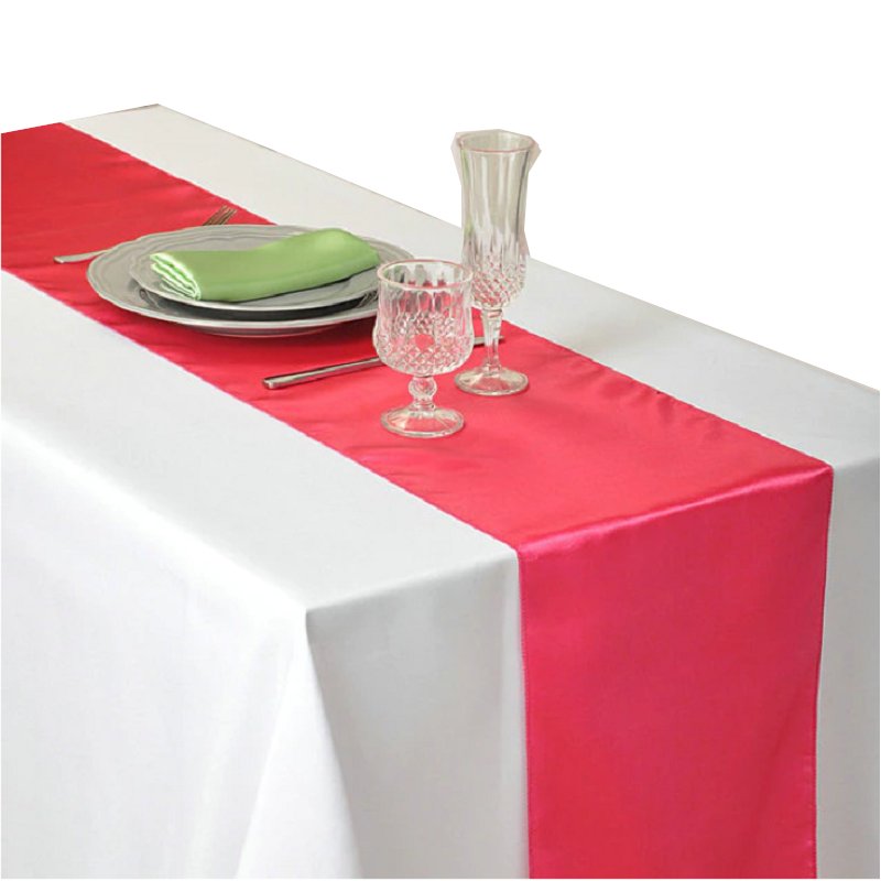 30X275cm Satin Table Runner Wedding Party Supplies Home Decor
