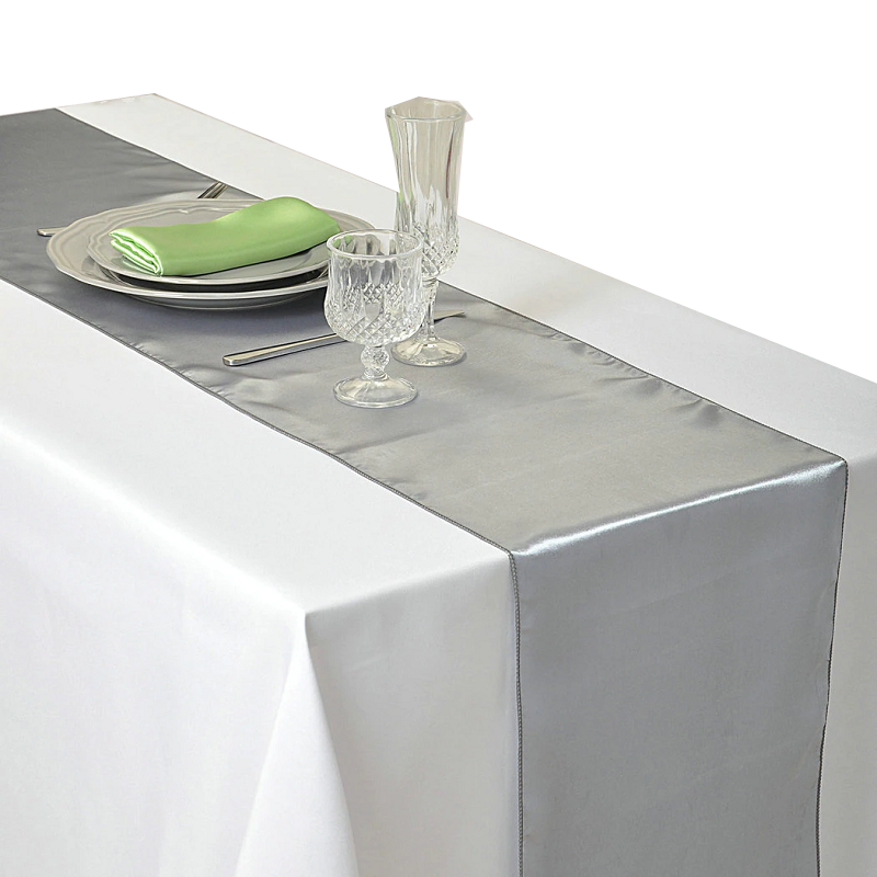 30X275cm Satin Table Runner Wedding Party Supplies Home Decor