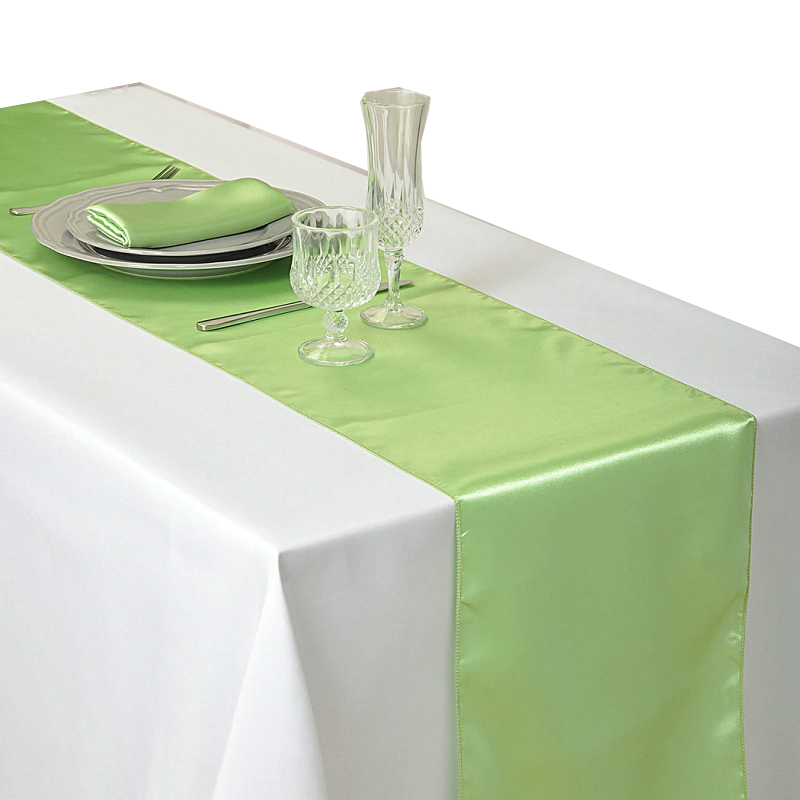 30X275cm Satin Table Runner Wedding Party Supplies Home Decor