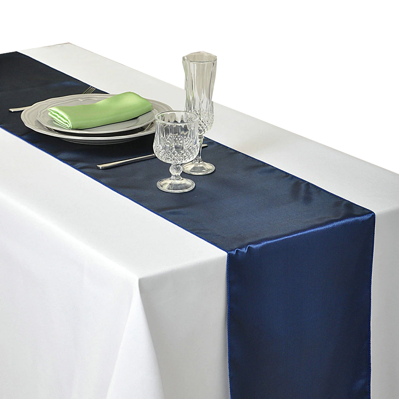 30X275cm Satin Table Runner Wedding Party Supplies Home Decor