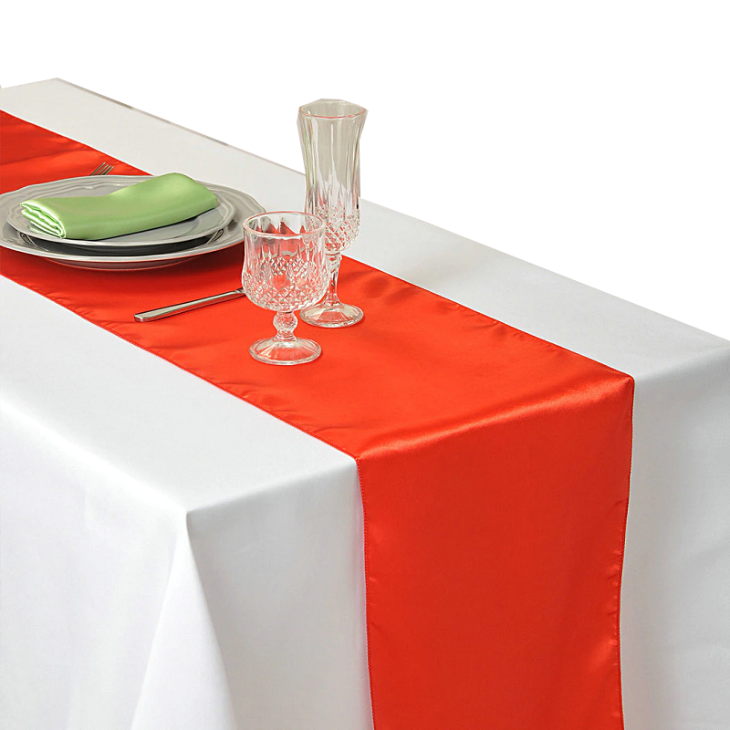 30X275cm Satin Table Runner Wedding Party Supplies Home Decor