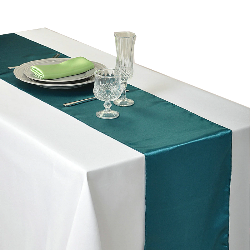 30X275cm Satin Table Runner Wedding Party Supplies Home Decor