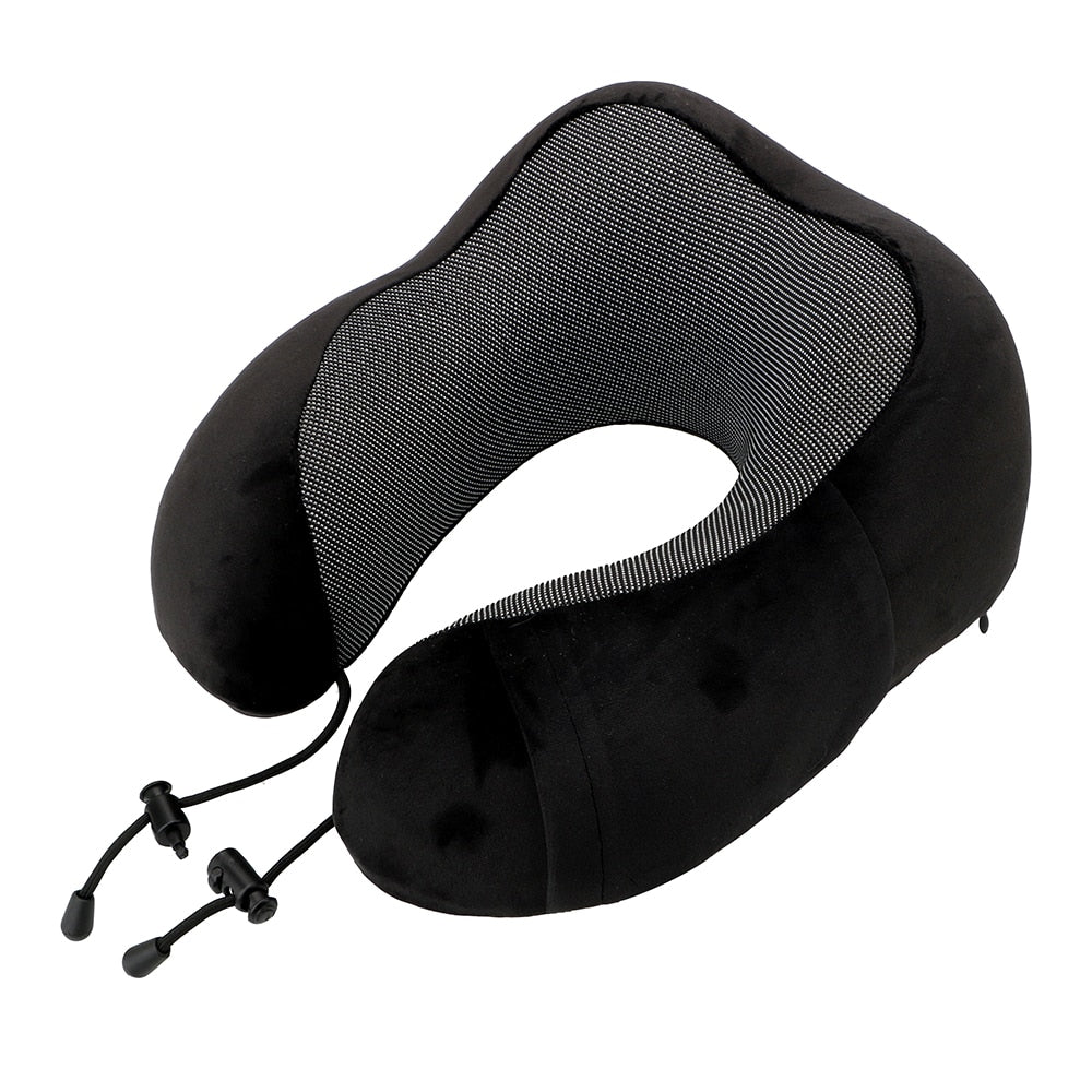 Soft Travel Pillow U Shaped Healthcare Memory Foam Neck Cervical Airplane Cushion