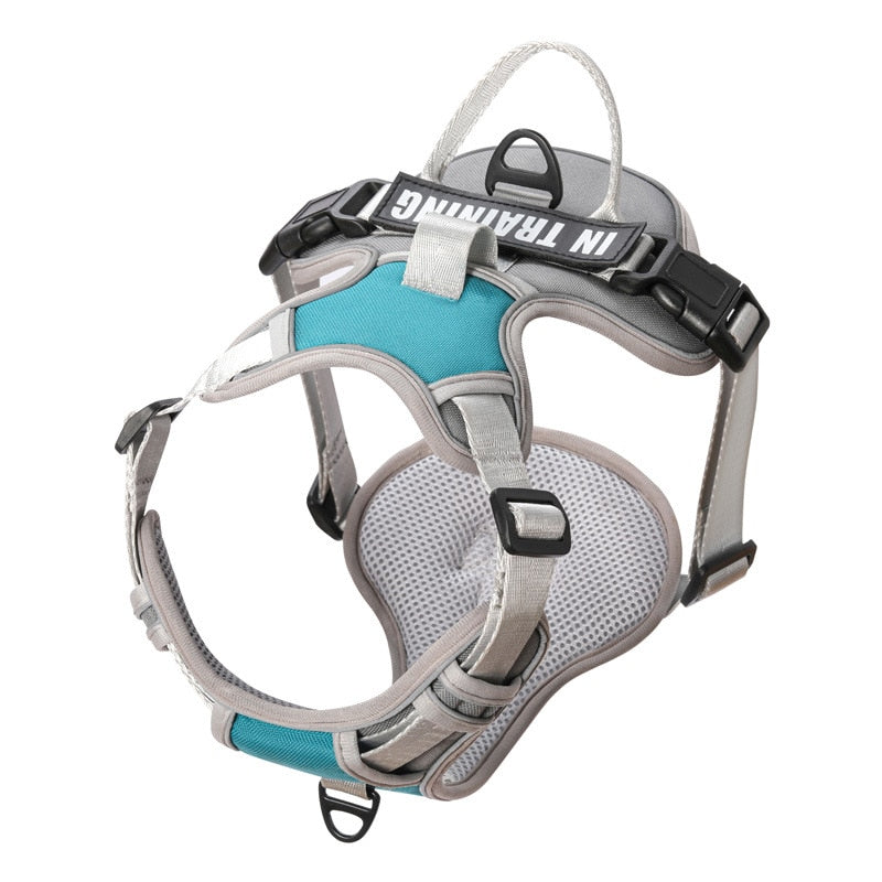 Dog Harness No Pull Outdoor Walking Breathable Reflective Small