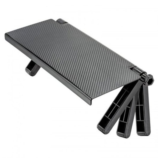 Screen Shelf Computer Monitor Riser Desktop Stand Tv Rack Display Black