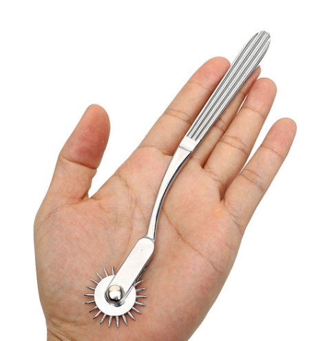 Spindle Nipple Roller Metal Wartenberg Wheel Bdsm Bondage
