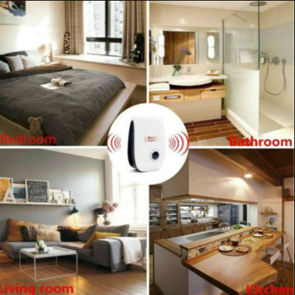 4 Pack Ultrasonic Electric Plug In Indoor Pest Repellant