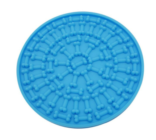 Bath Buddy Dog Toy Treat Plate Feeding Lick Mat