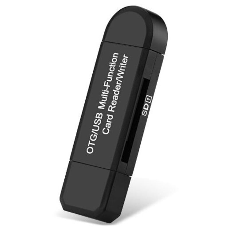 Sd / Micro Card Reader Usb Adapter And 2.0 Portable Memory For Sdxc Sdhc Black