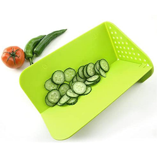 Foldable Cutting Board Veggy Fruit Cutter Chopping Block Bpa Free Plastic