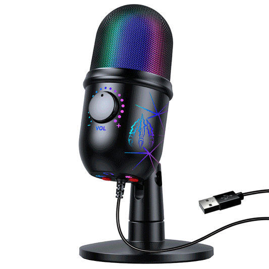 Podcast Youtube Recording Streaming Condenser Desktop Microphone